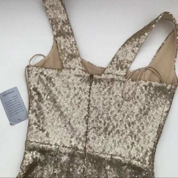 Dress the Population Raven Sequin Gown - Picture 6 of 7